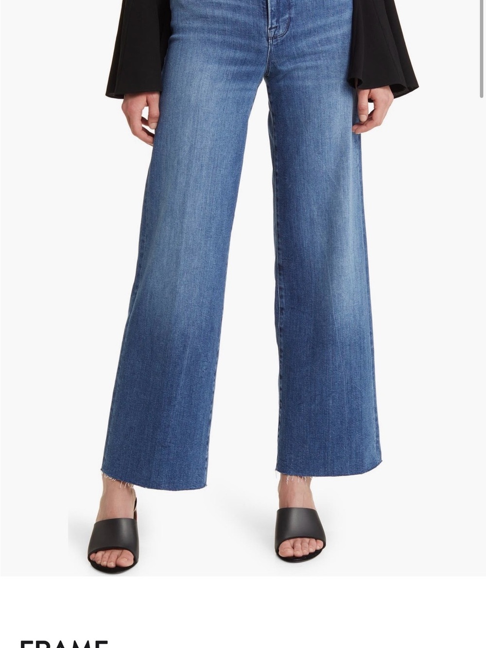 Frame Denim Le Slim Palazzo Jean